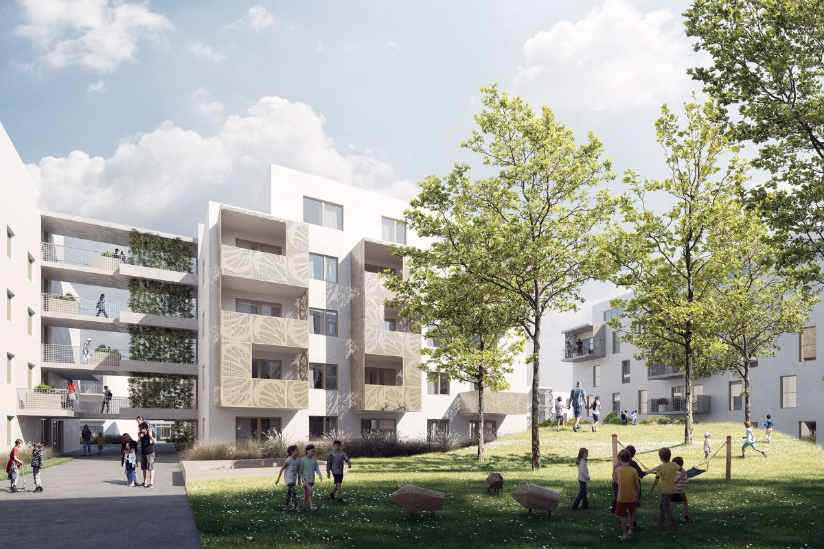 Treberspurg Architekten Plus Energie Quartier POD
